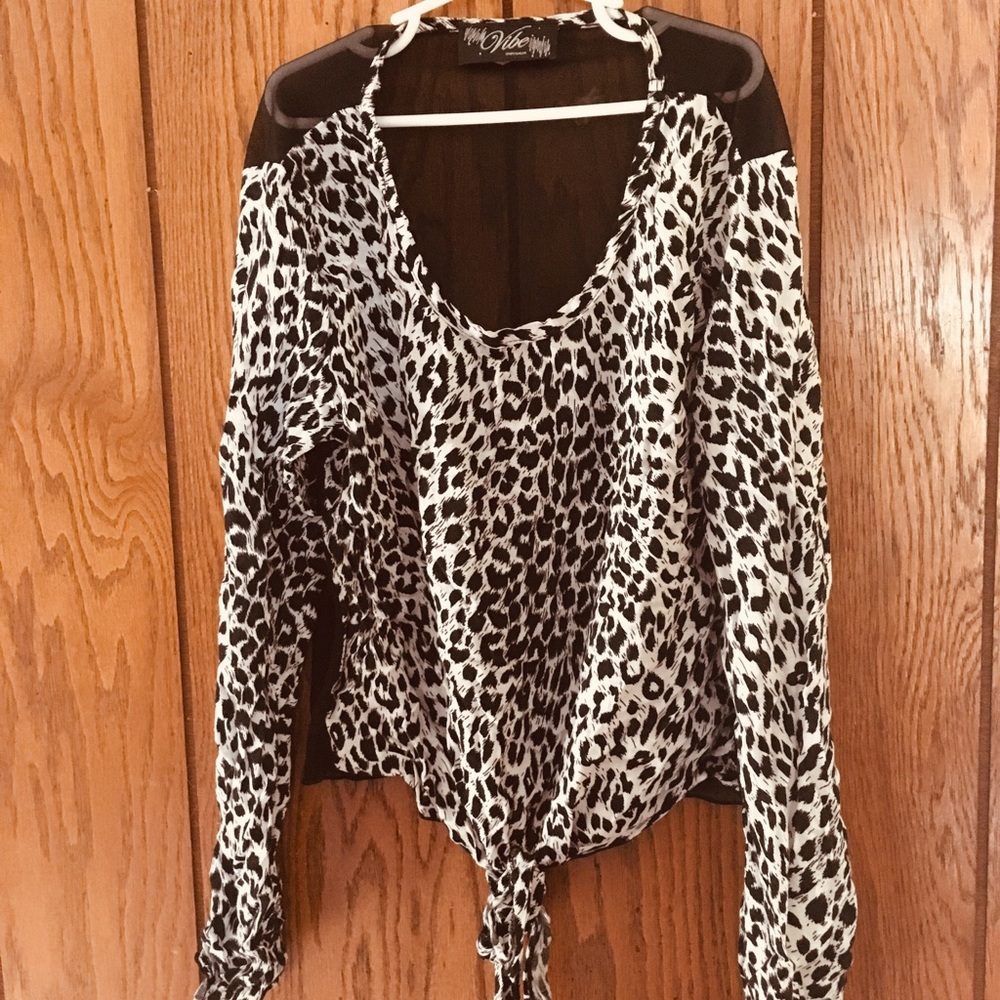 Cheetah Print Crop Top